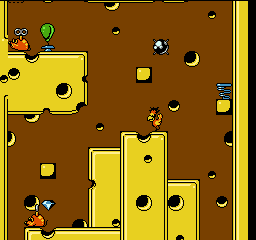 Alfred Chicken gameplay screenshot